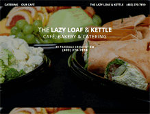 Tablet Screenshot of lazyloafandkettle.com